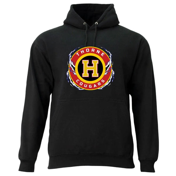Hawthorne Black Hoodie with Fire Logo (#00080008)