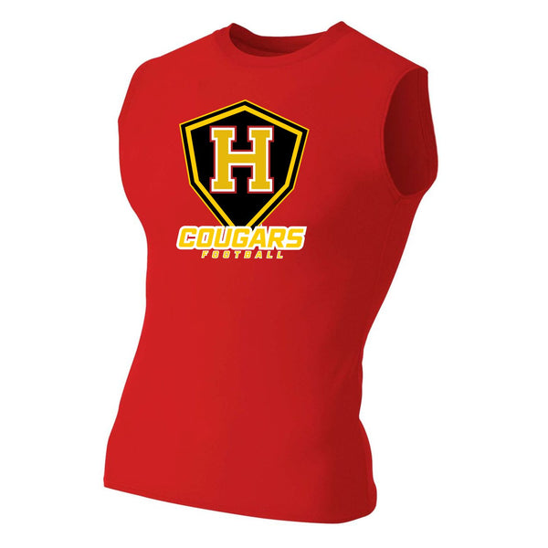 Hawthorne Compression Muscle Tee with Shield Logo (#00290003)