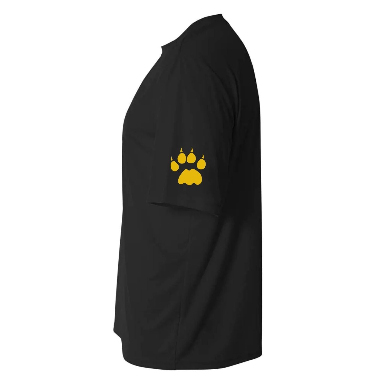 Hawthorne Black Performance Tee with Cougar Logo (#00050010)